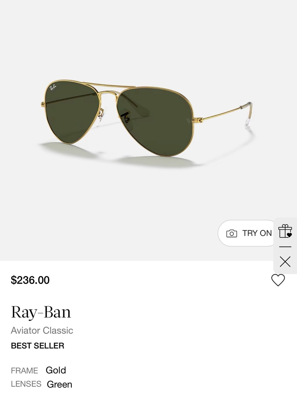 Ray-Ban Aviator Classic - Picture 3 of 3